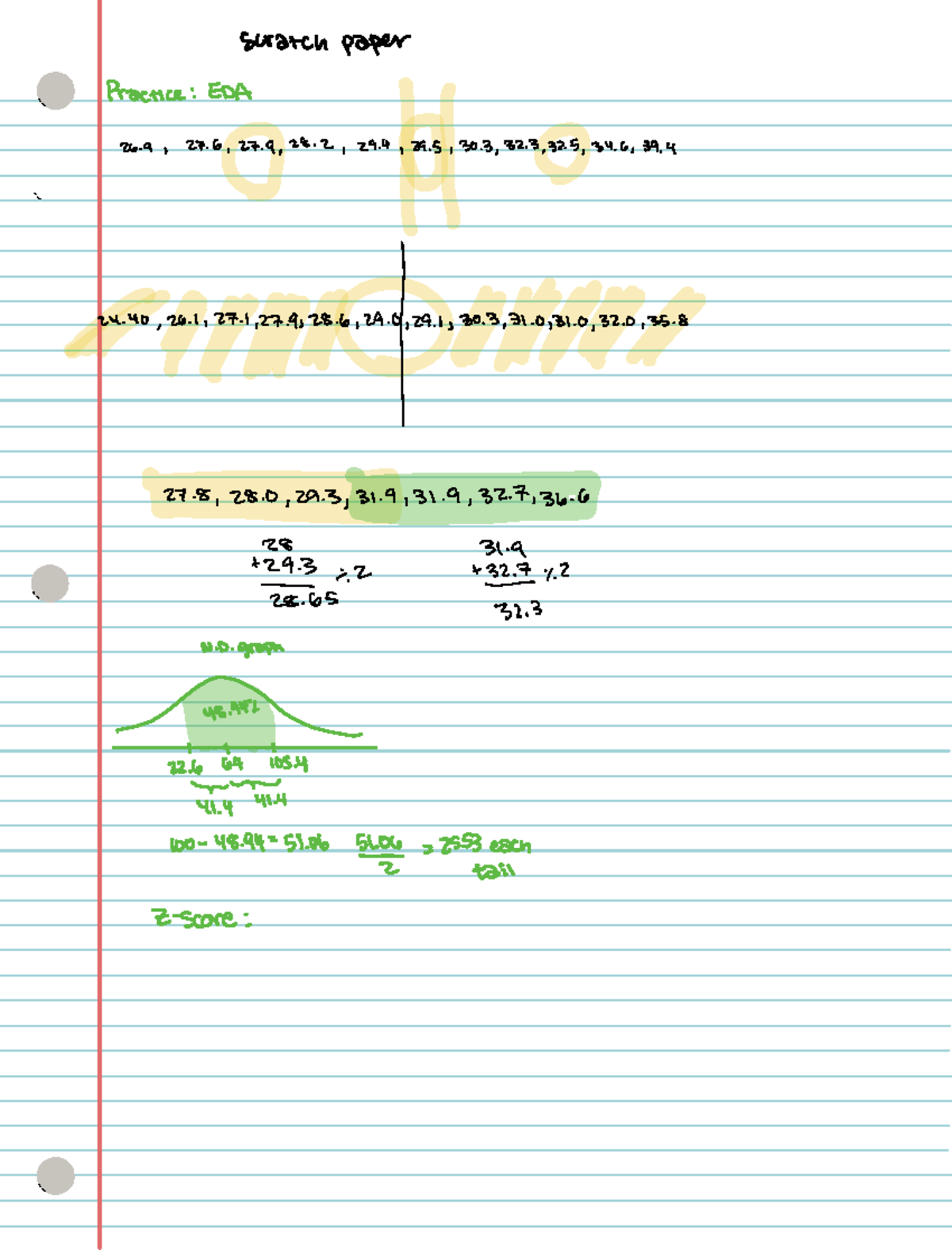 Practice EDA Notes for ECEDC - Sep 11, 2025 - Studocu