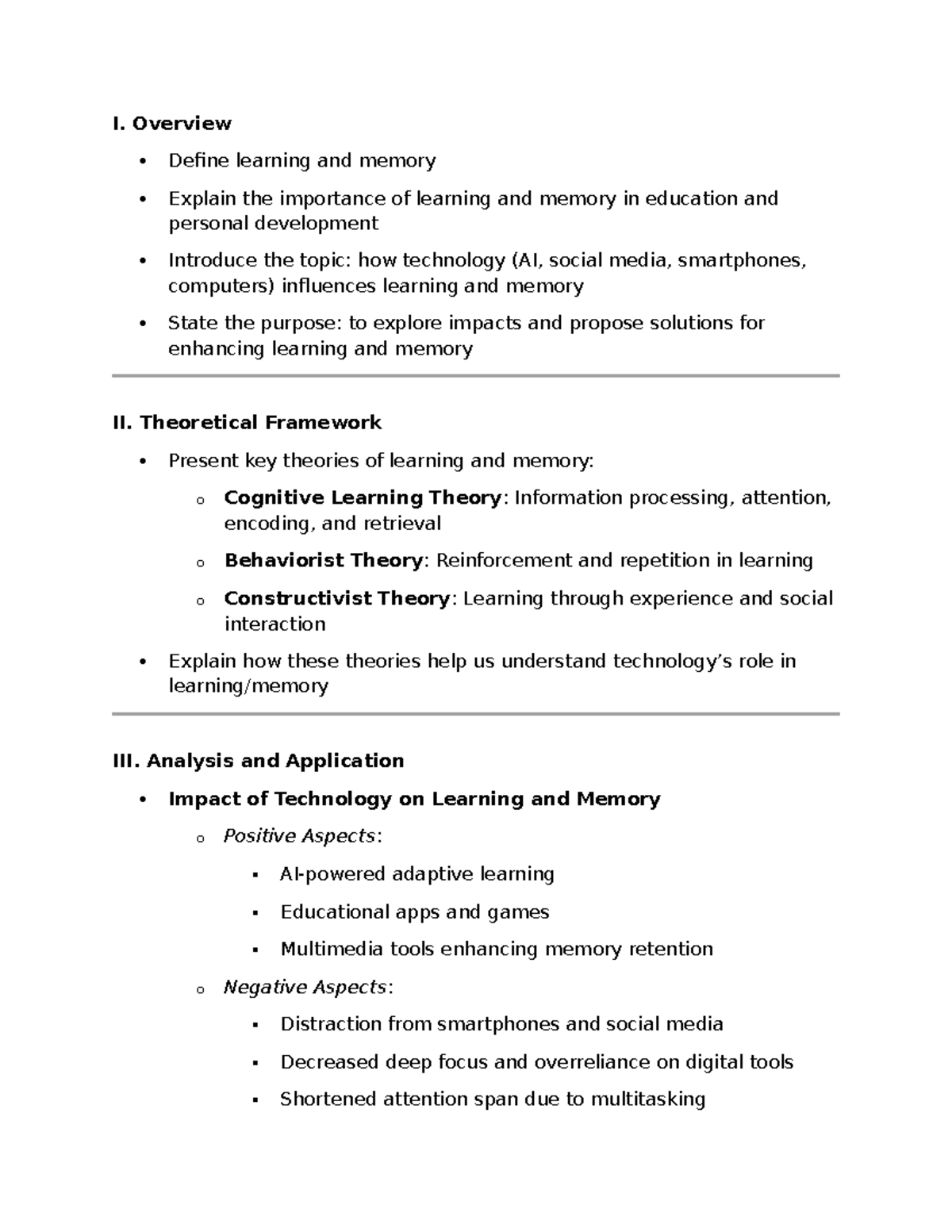 Learning and Memory: The Impact of Technology on Education and ...