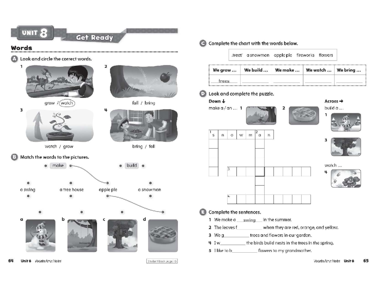 Unit 8 Vocabulary & Comprehension Activities for Student Book - Studocu