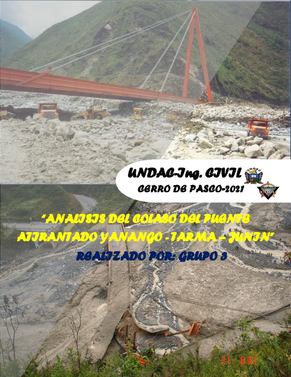 Análisis del Colapso del Puente Atirantado Yanango - Informe EFP-IC ...