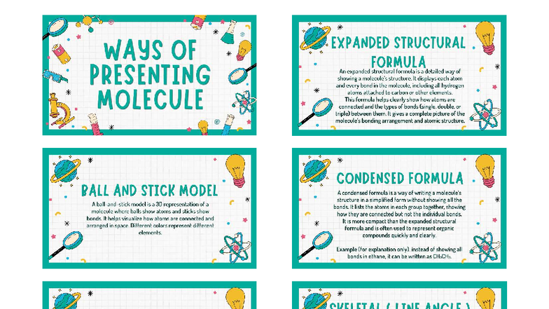 Expanded Structural Formulas Models in Organic Chemistry Studocu