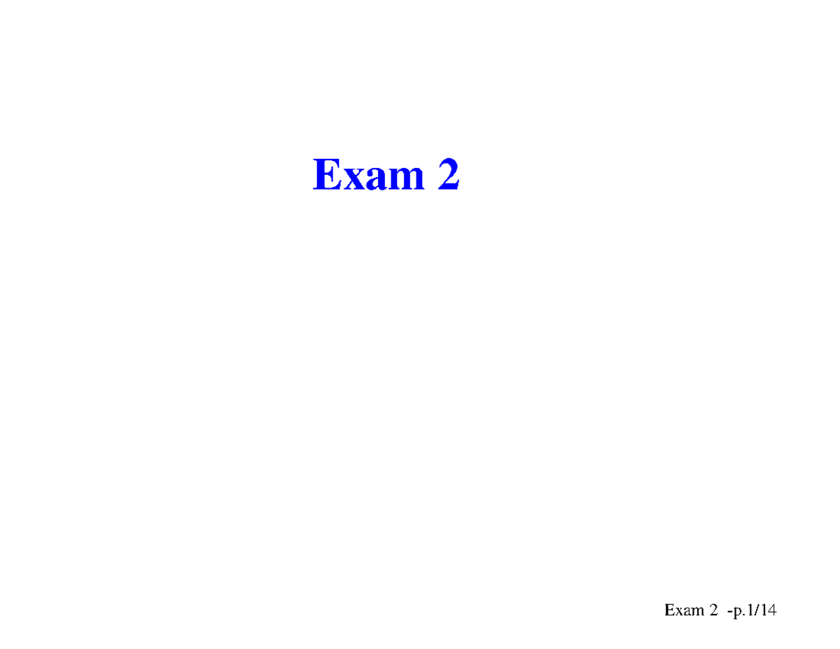 Physics 101 Exam 2 Guidelines and Topics - Studocu