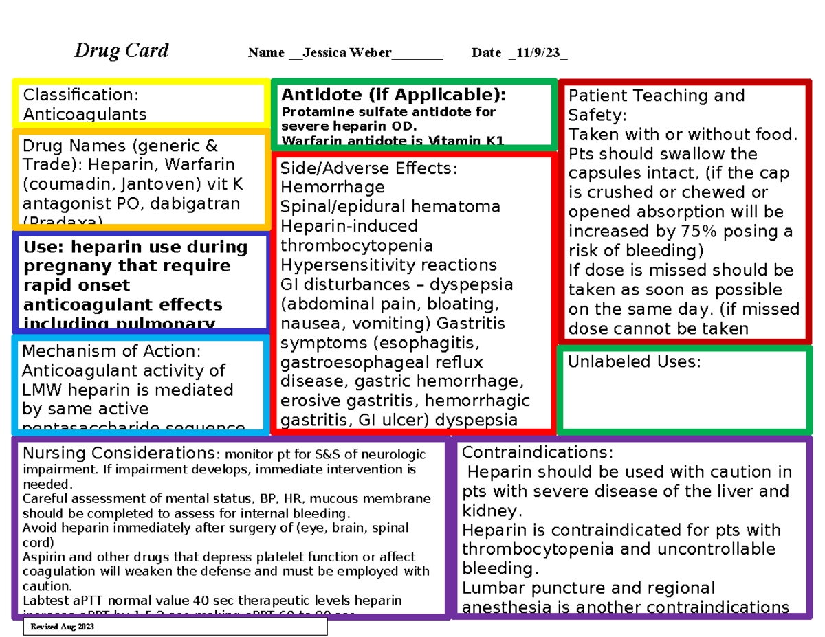 NSG 520 Final Exam Drug Card: Omeprazole Overview and Nursing