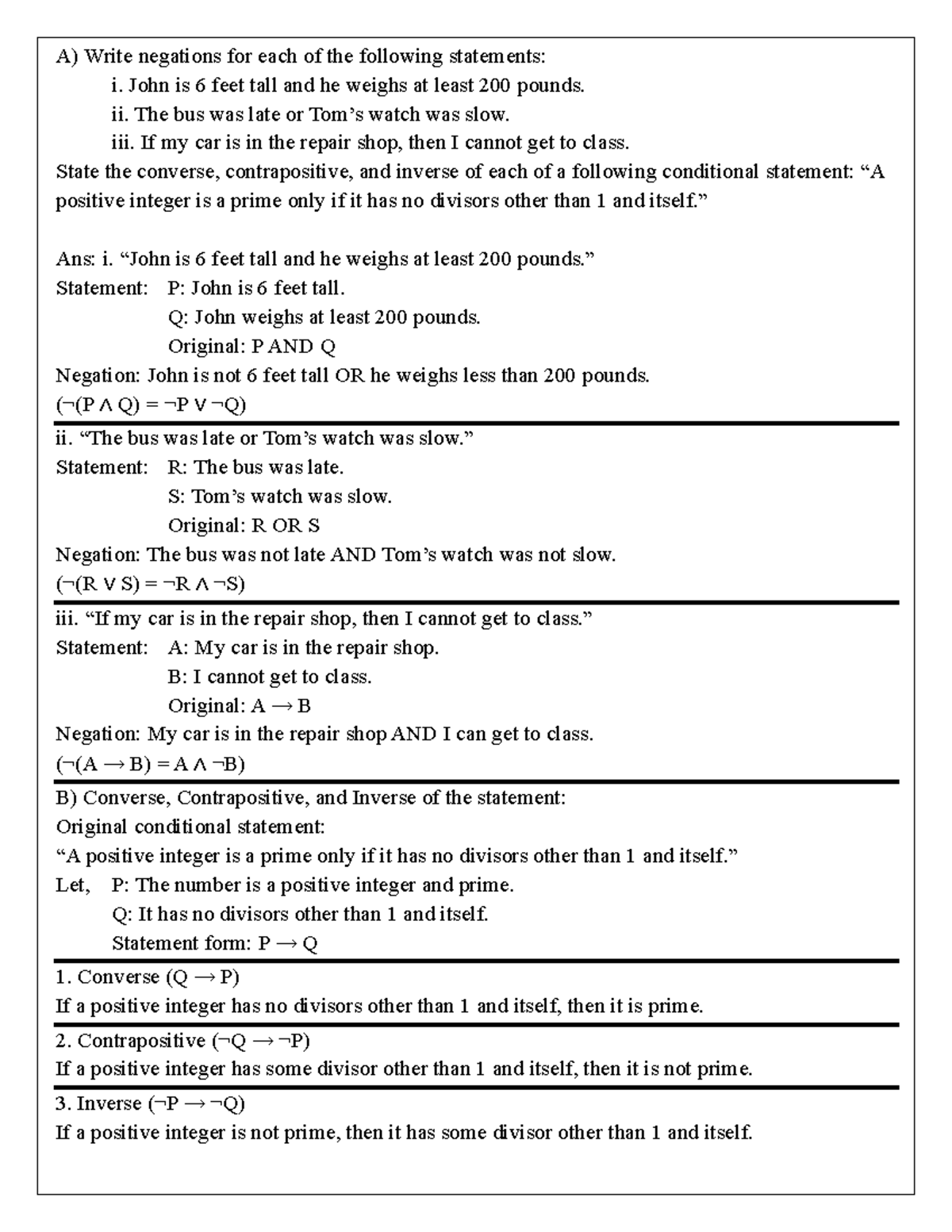 District Mathematics (M.I.C) 2025: Negations and Graph Isomorphism ...