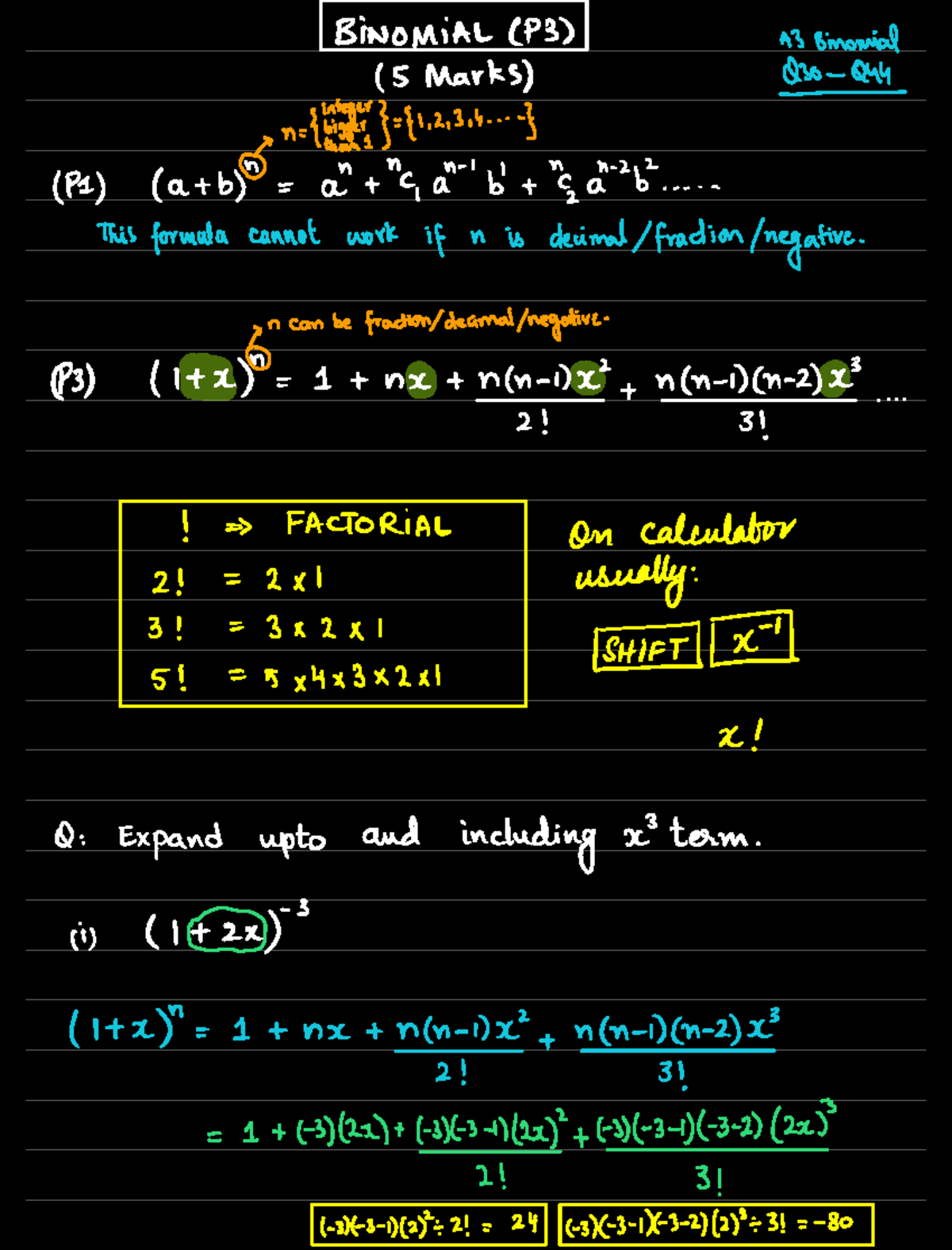 Binomial Practice Worksheet CP3: Expansion and Accuracy Concepts - Studocu