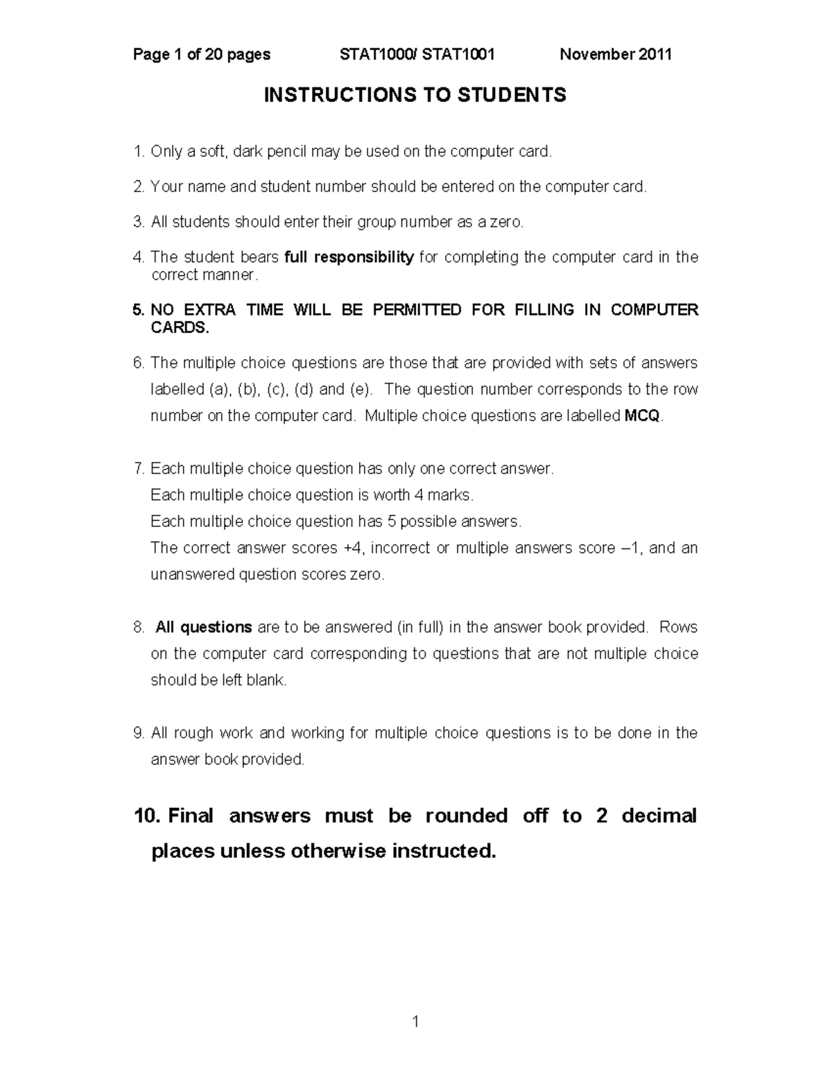 Appendix of Statistical Tables for Course 51809 - Studocu