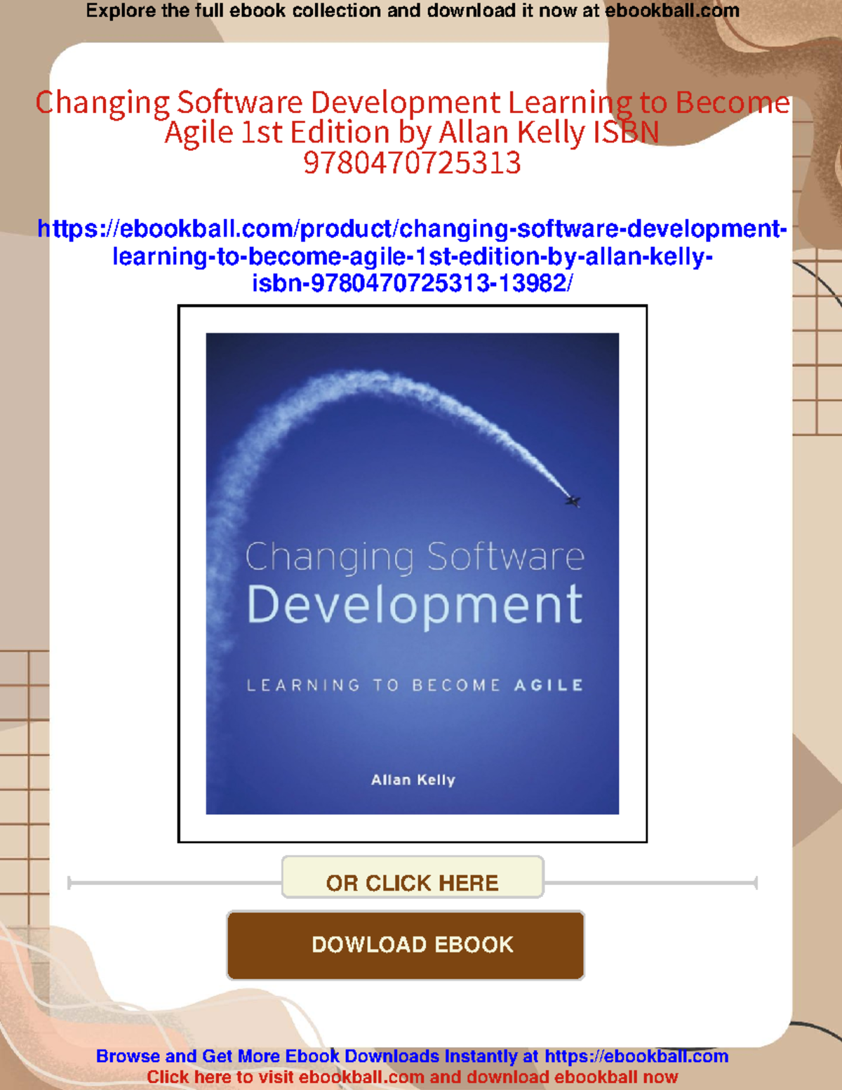 Changing Software Development: Learning to Become Agile (1st Ed.) - Studocu