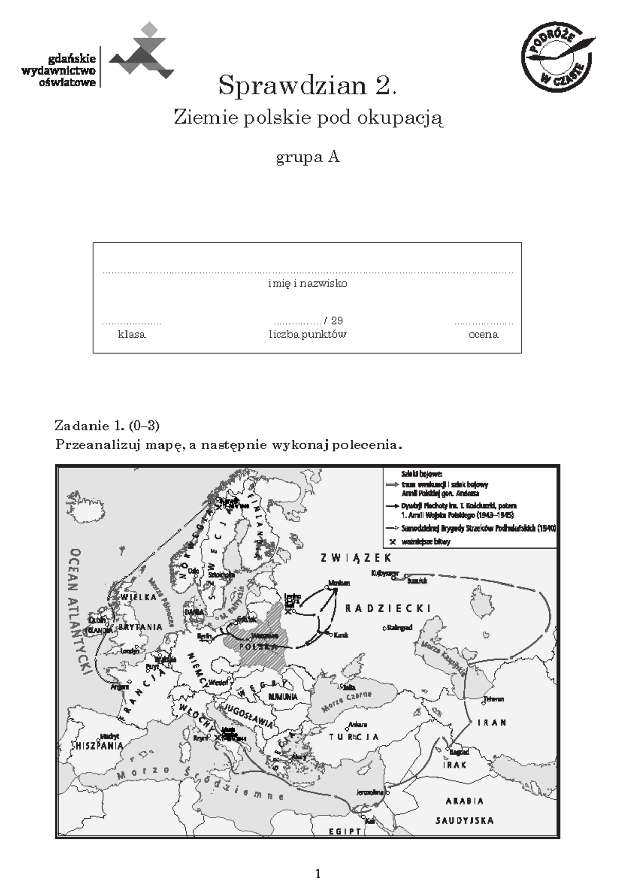 Sprawdzian Z Historii Klasa 8 Wsip www.studocu.com
