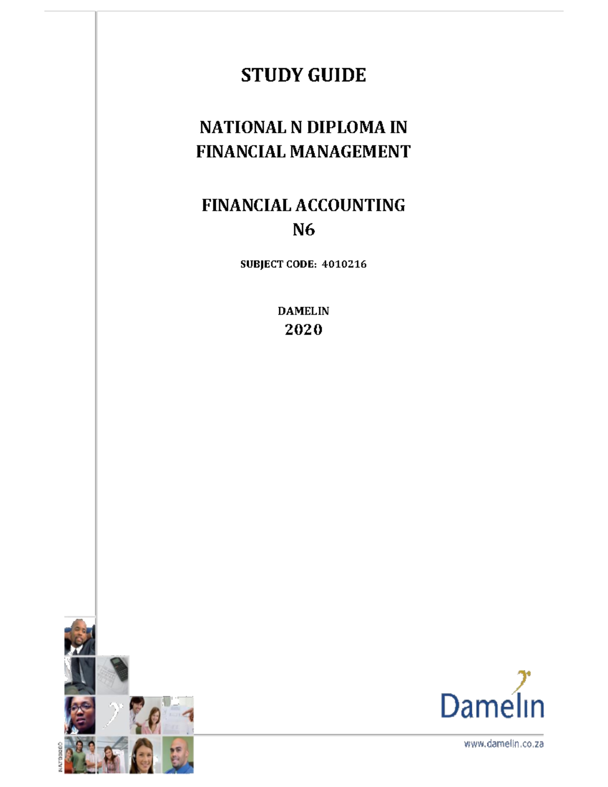 Financial Accounting Study Guide N6 S2 - STUDY GUIDE NATIONAL N DIPLOMA ...