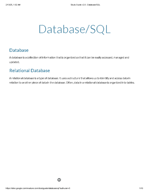 OOP Study Guide v2.0: Classes and Objects Overview - Classes and ...