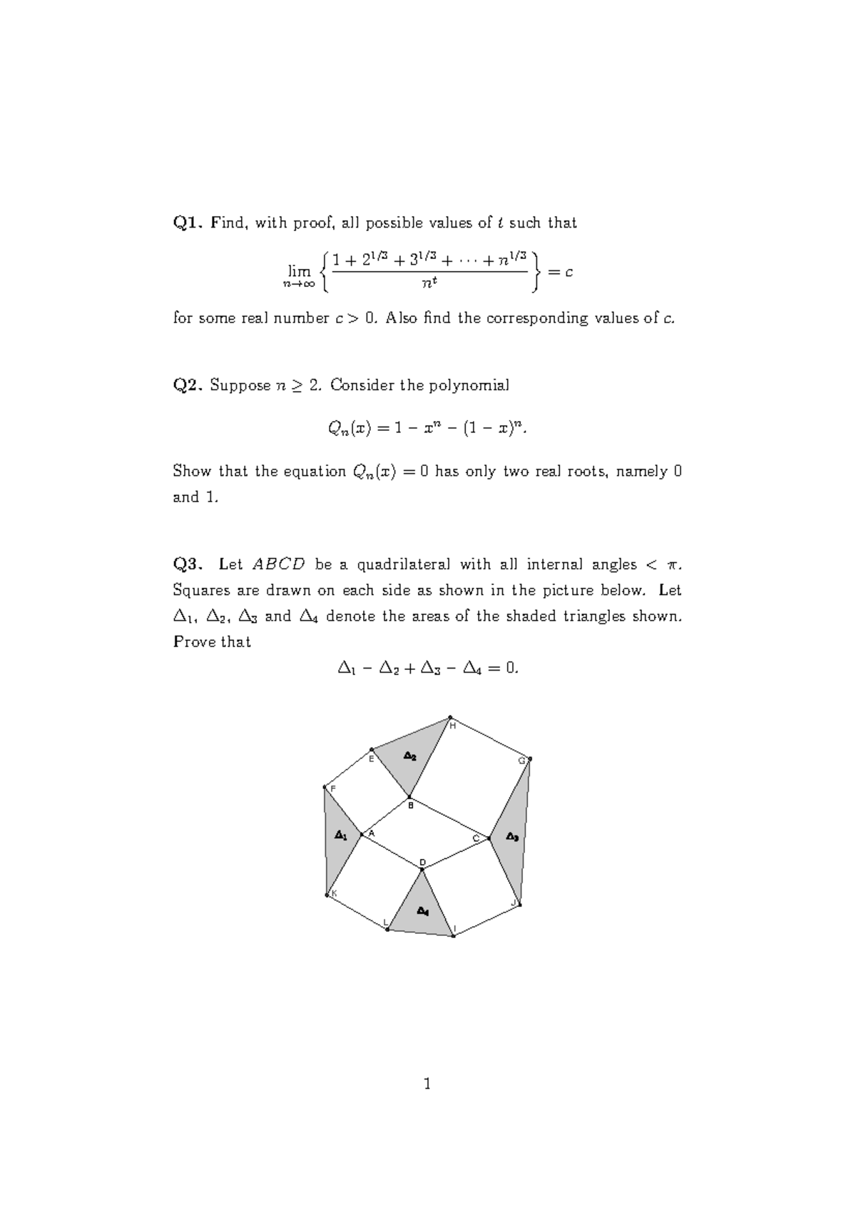 BStat BMath UGB 2024 - Math Problem Set with Proofs and Solutions - Studocu