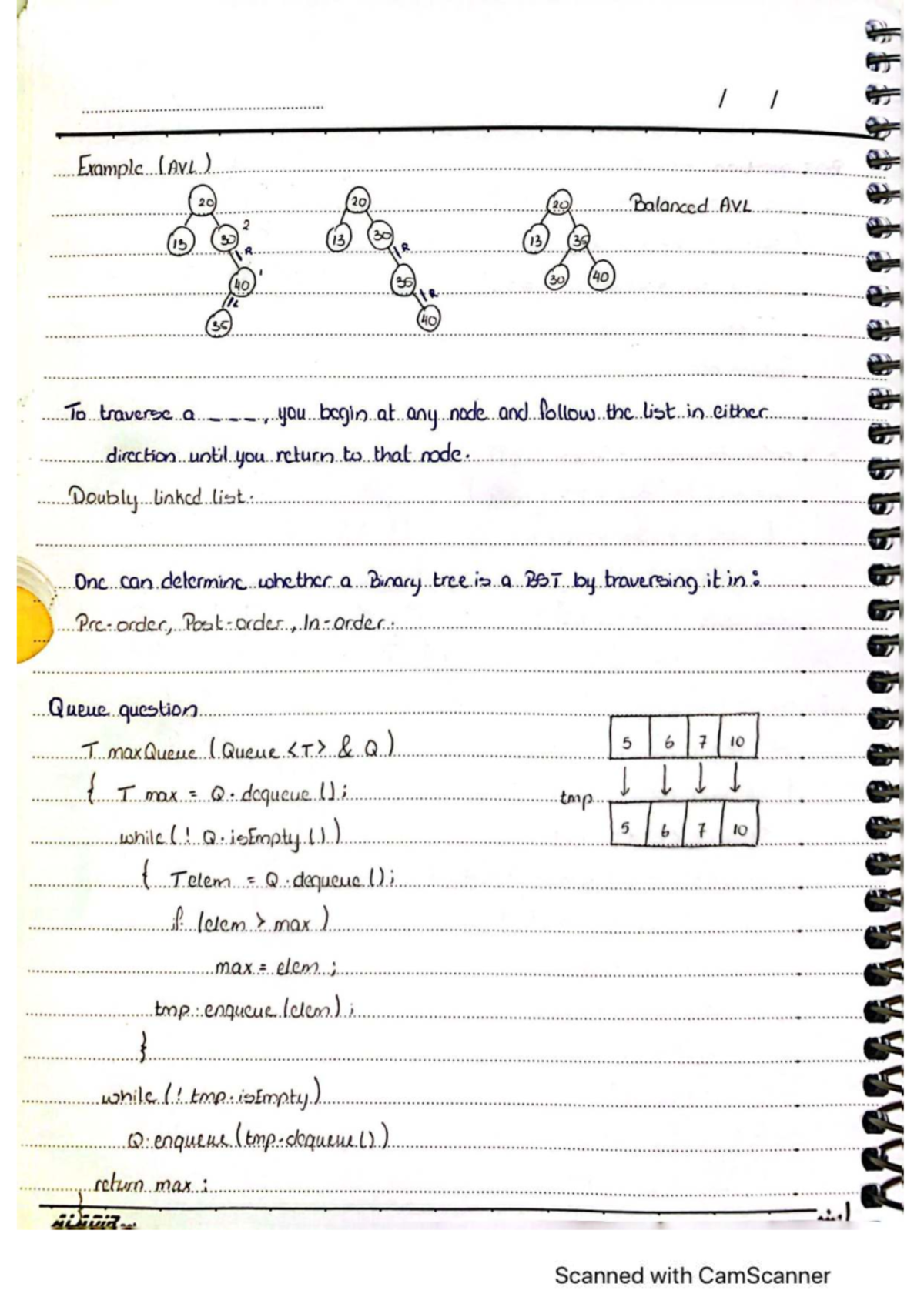 Revision Questions for AVL Trees and Graphs (Course Code: 250615) - Studocu