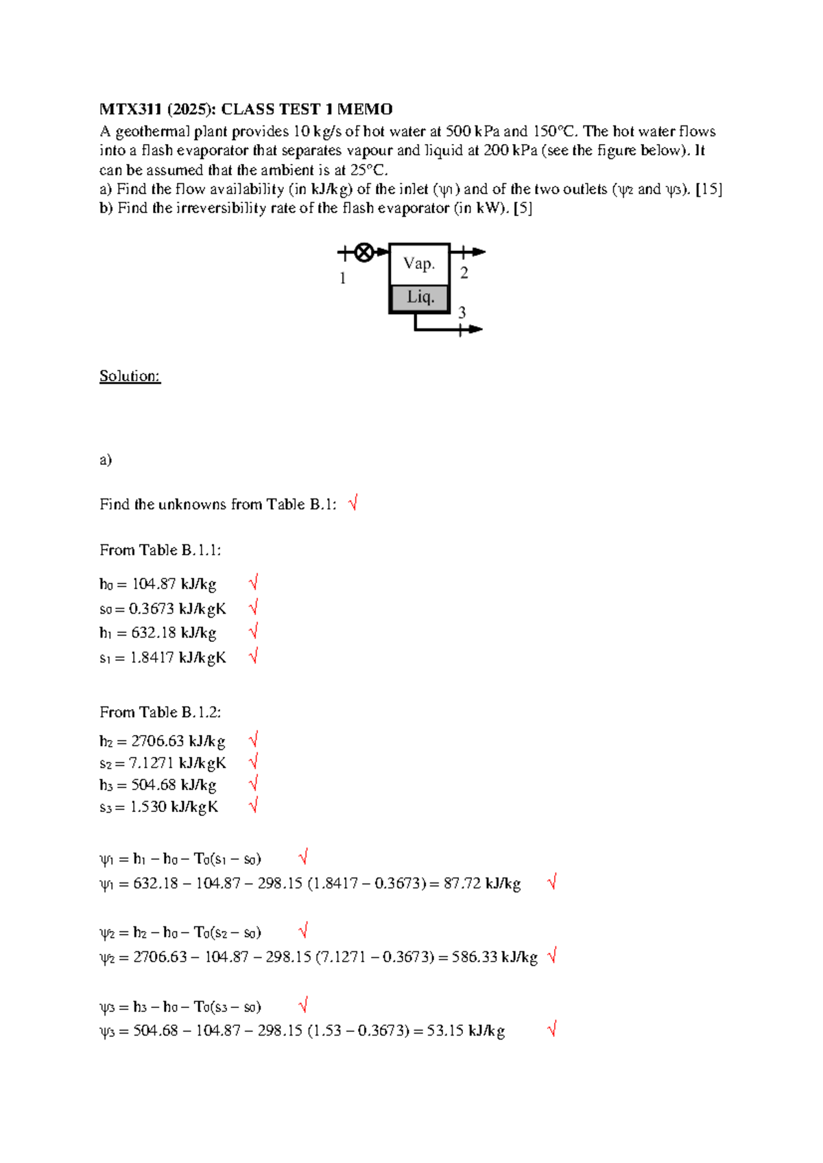Class Test 1 Memo - nhgfgfgfgfg - MTX311 (2025): CLASS TEST 1 MEMO A ...