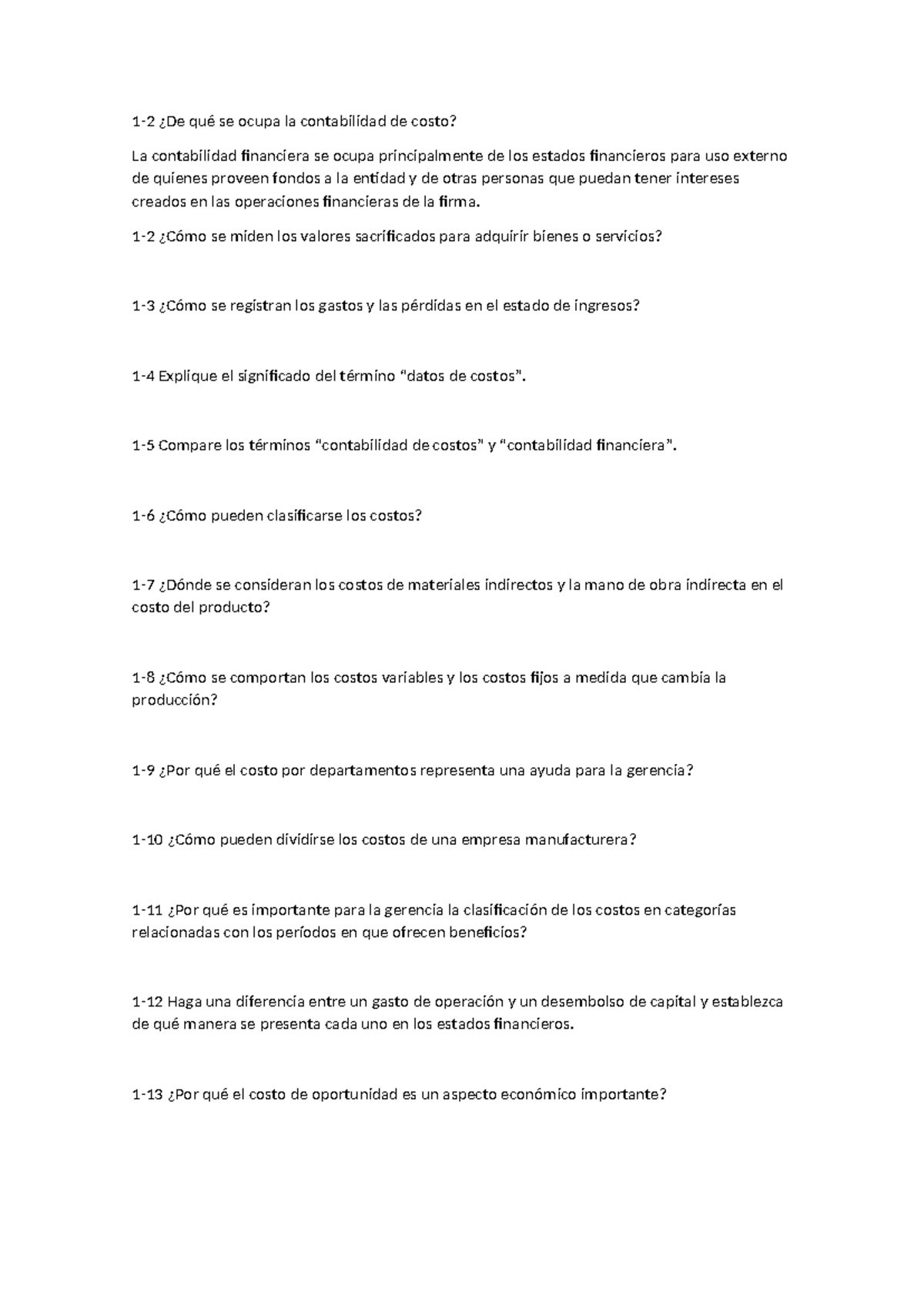 Contabilidad de Costo: Análisis y Clasificación de Costos en Finanzas ...