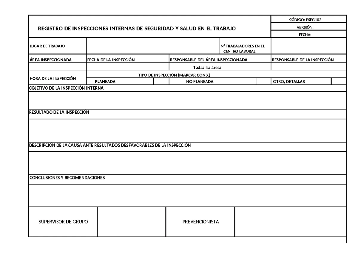 Informe de Prácticas Pre-Profesionales en IPERC y ATS - 2023 - Studocu