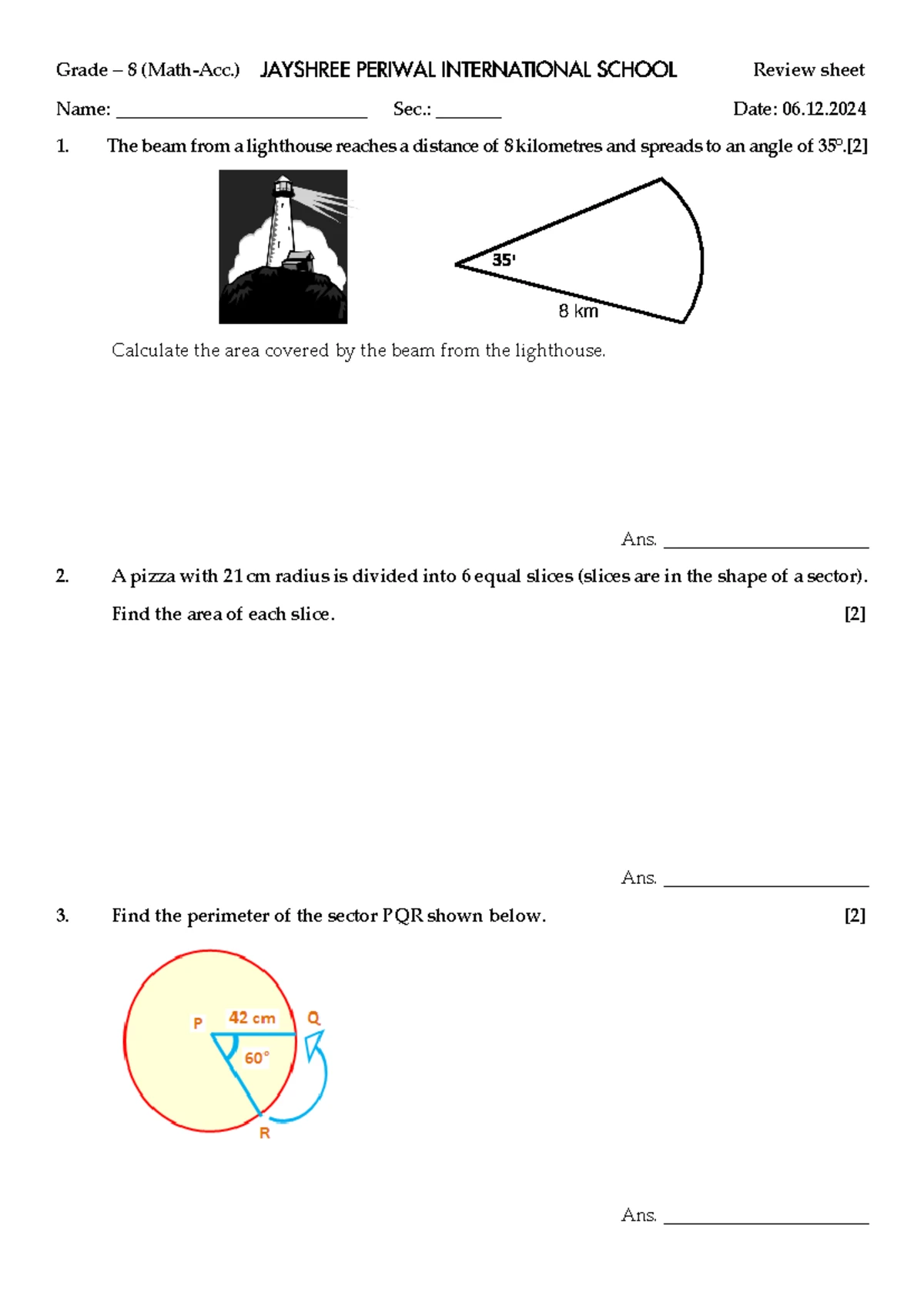 Grade 8 Maths: Volume & Surface Area of Pyramids, Cones & Spheres ...