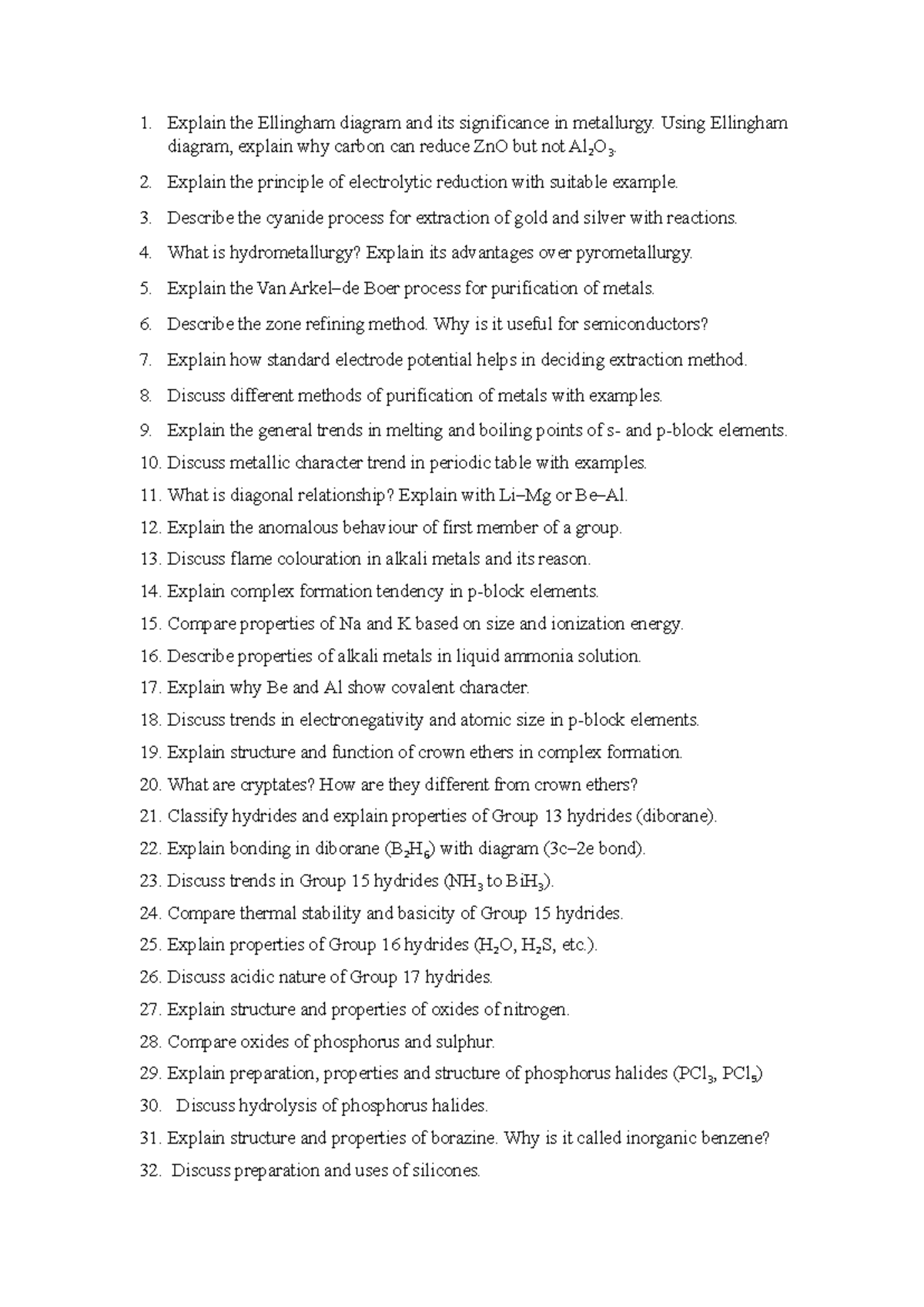 Metallurgy Concepts and Processes: A Comprehensive Study Guide (Course ...
