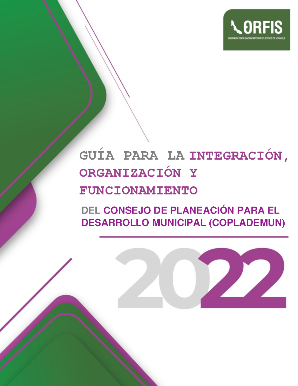 Guía para la Integración y Funcionamiento del COPLADEMUN 2022 - Studocu