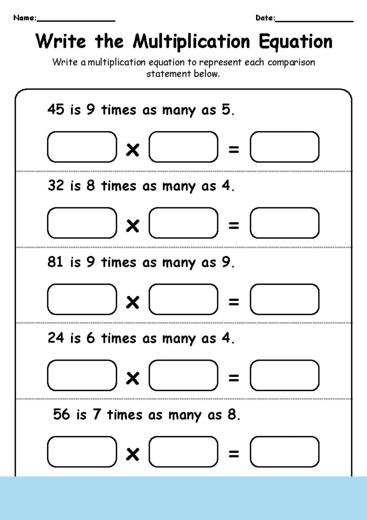 Stage 1 mathematics number patterns, image size:1200x1698