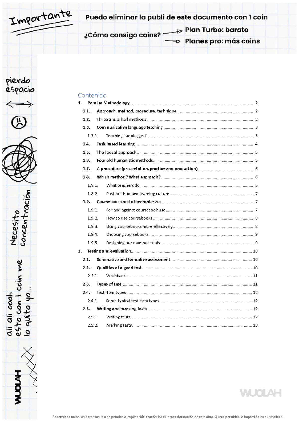 Unidad 2: Metodología y Evaluación en la Enseñanza de Inglés como L2 ...