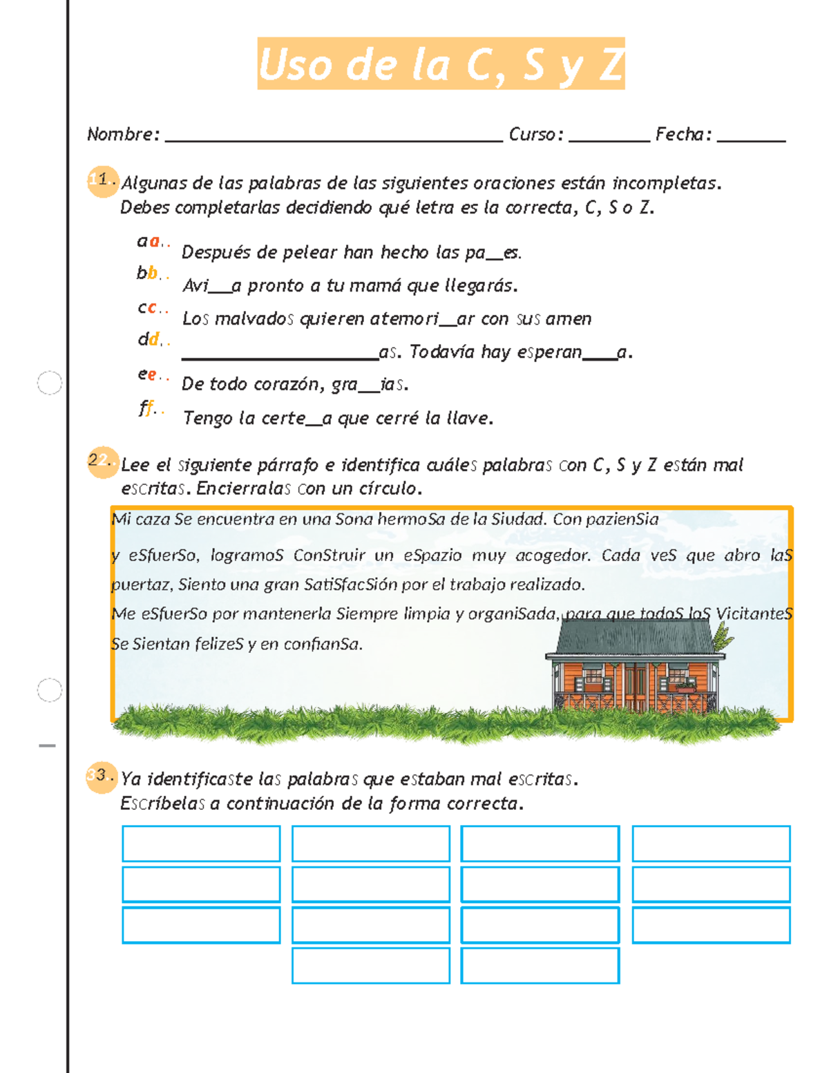 Gu a De Uso De La C S Y Z Ejercicios Y Correcciones Studocu