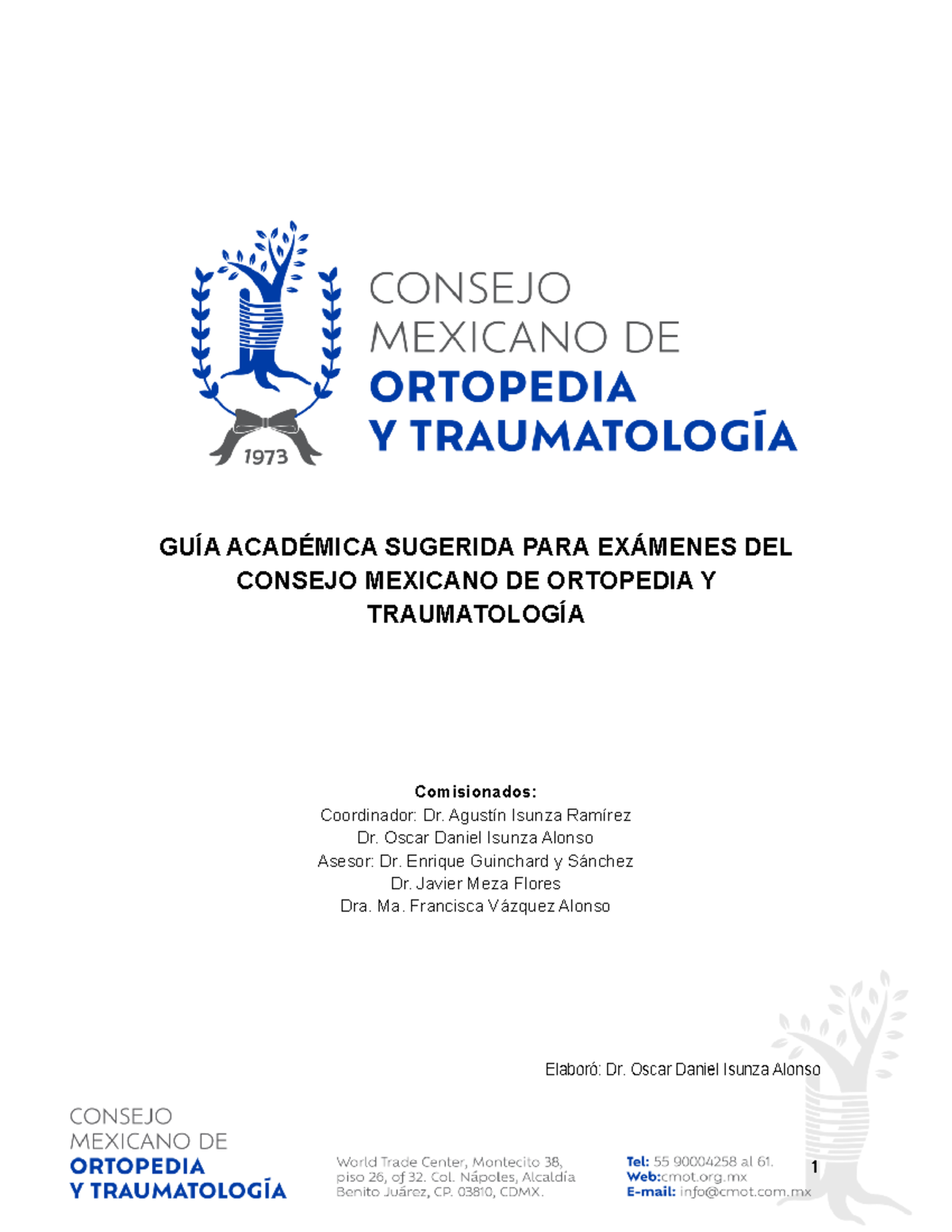 Guía Académica para Exámenes del CMOT 2024: Ortopedia y Traumatología ...