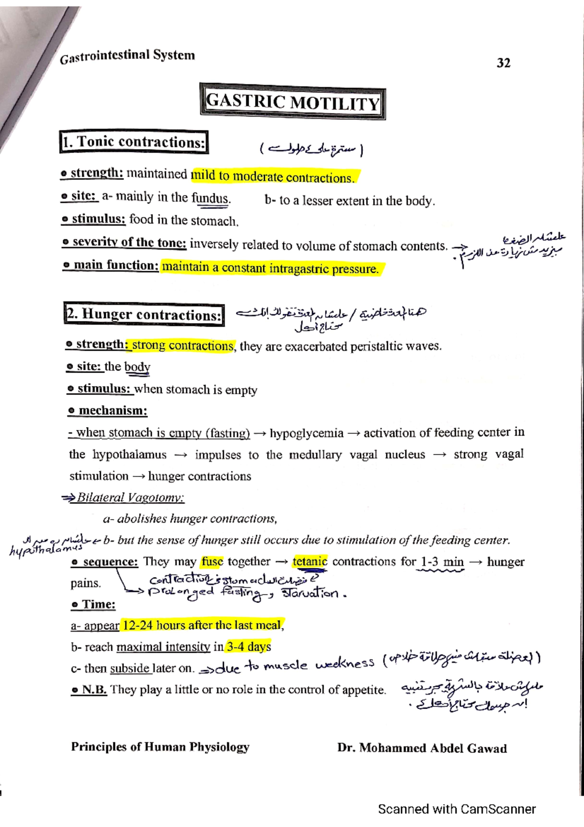 GIT LEC 4 - physiology pathology - Studocu