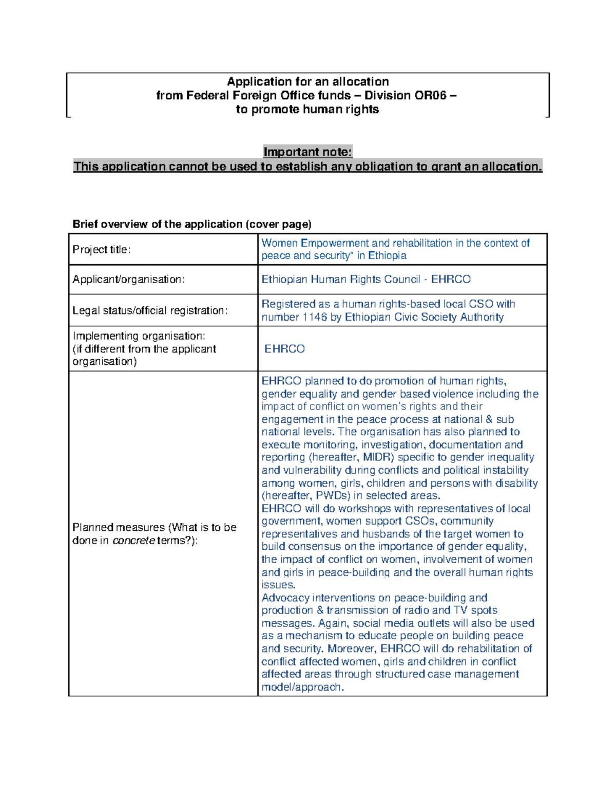 Application docu. Embassy of German Final - Application for an ...