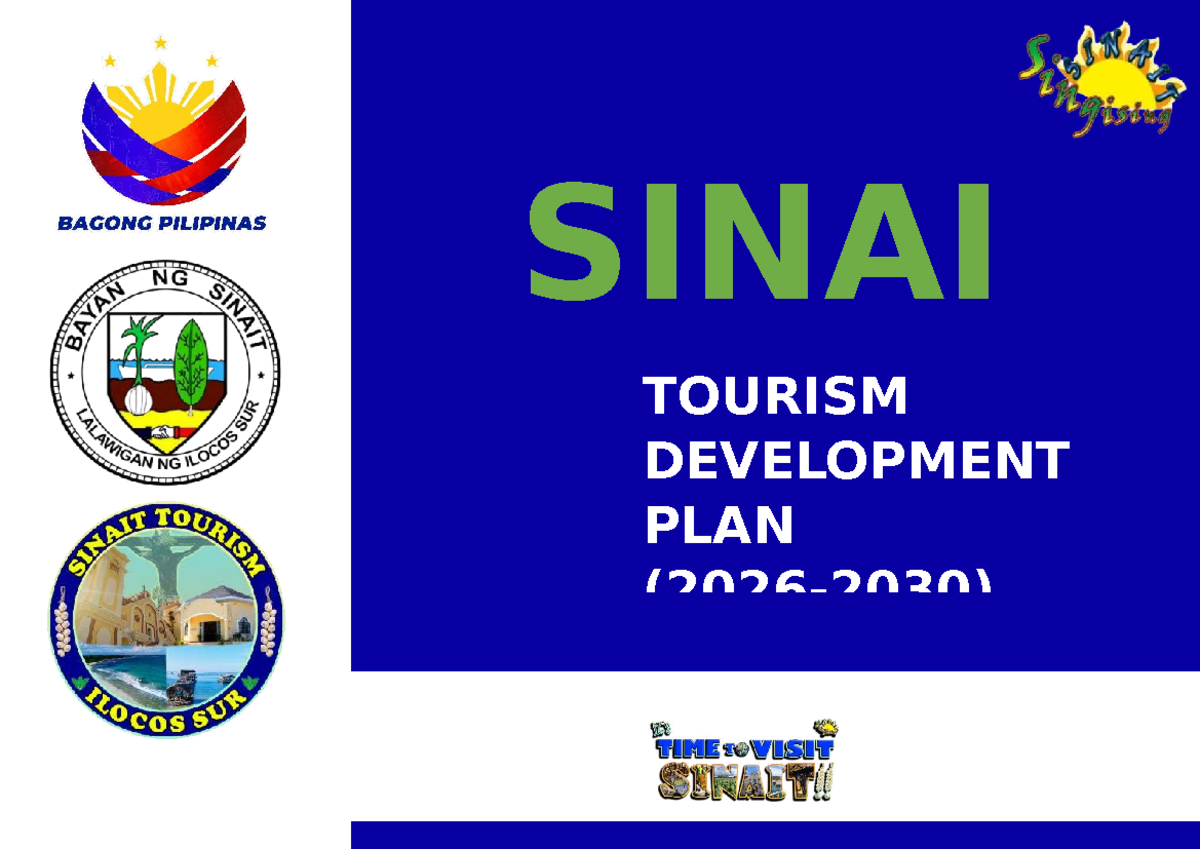 Sinait TDP 2026-2030: Comprehensive Tourism Development Plan - Studocu