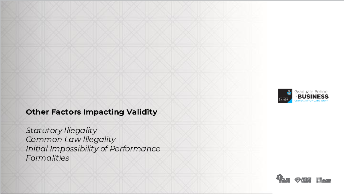 Part B- Other Factors Impacting Validity - Other Factors Impacting ...
