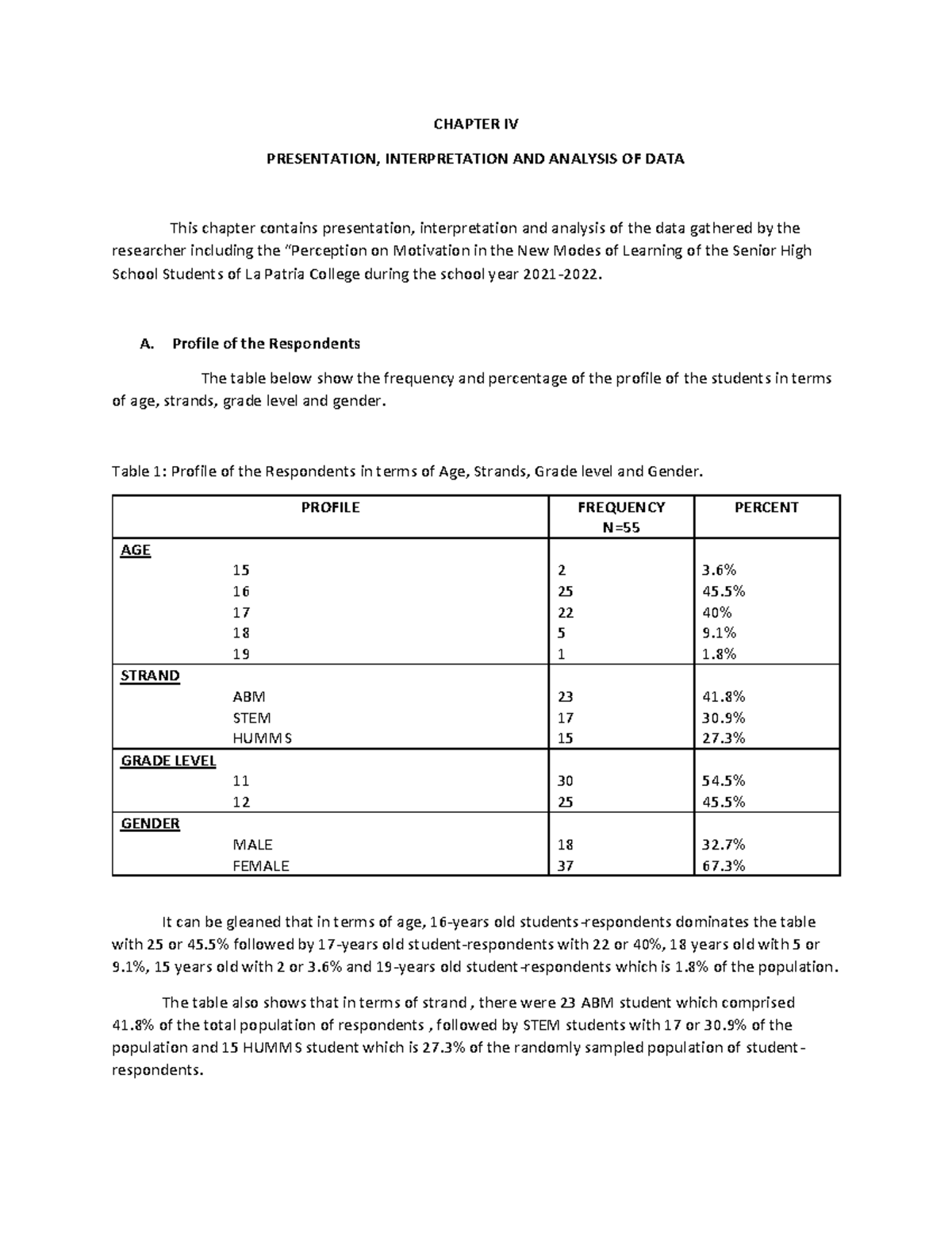 Research Paper - CH4 - Student Perceptions on New Learning Modes - Studocu