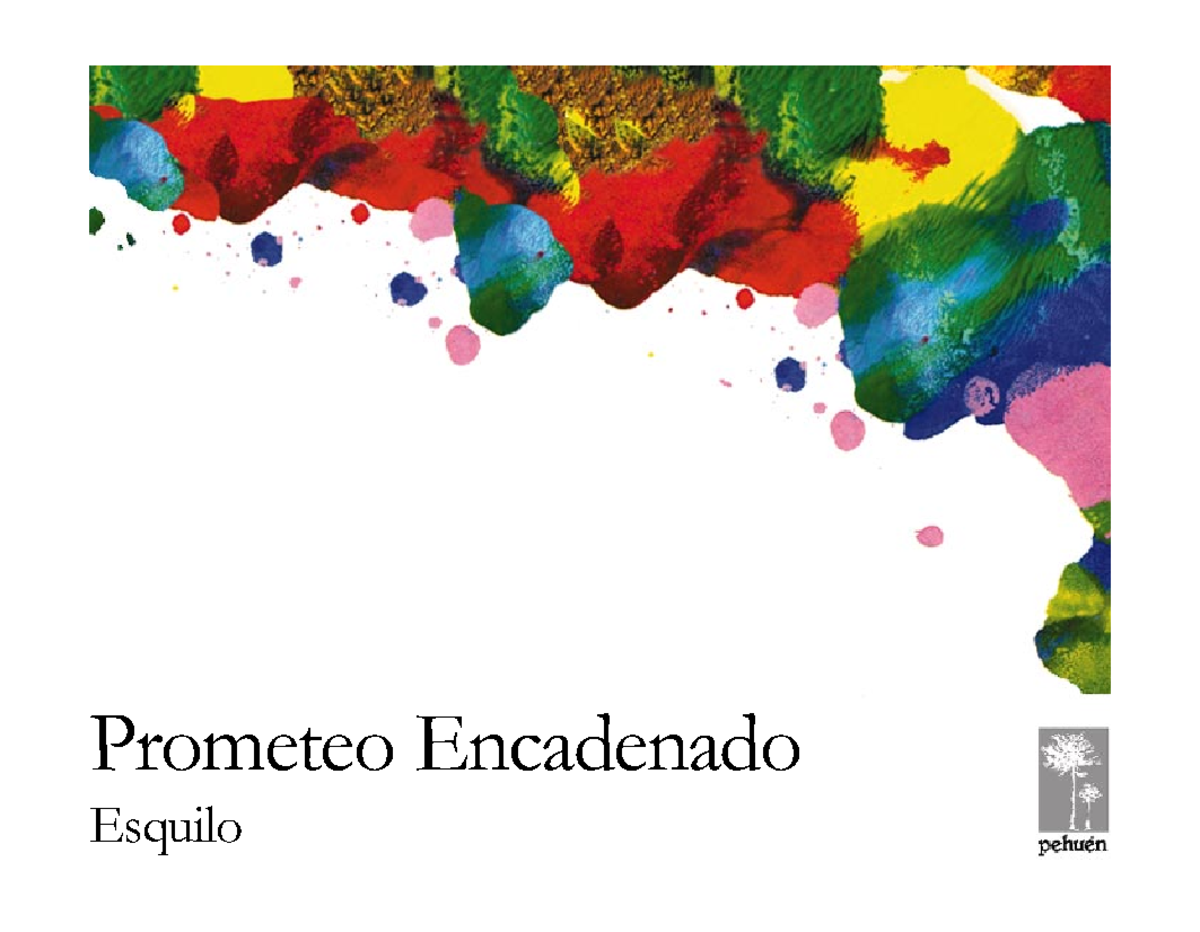 Prometeo Encadenado: Análisis de Personajes y Temas en Esquilo - Document Preview