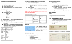 ACC 123 Notes: Scrap, Spoilage, and Rework Concepts in Costing - Studocu
