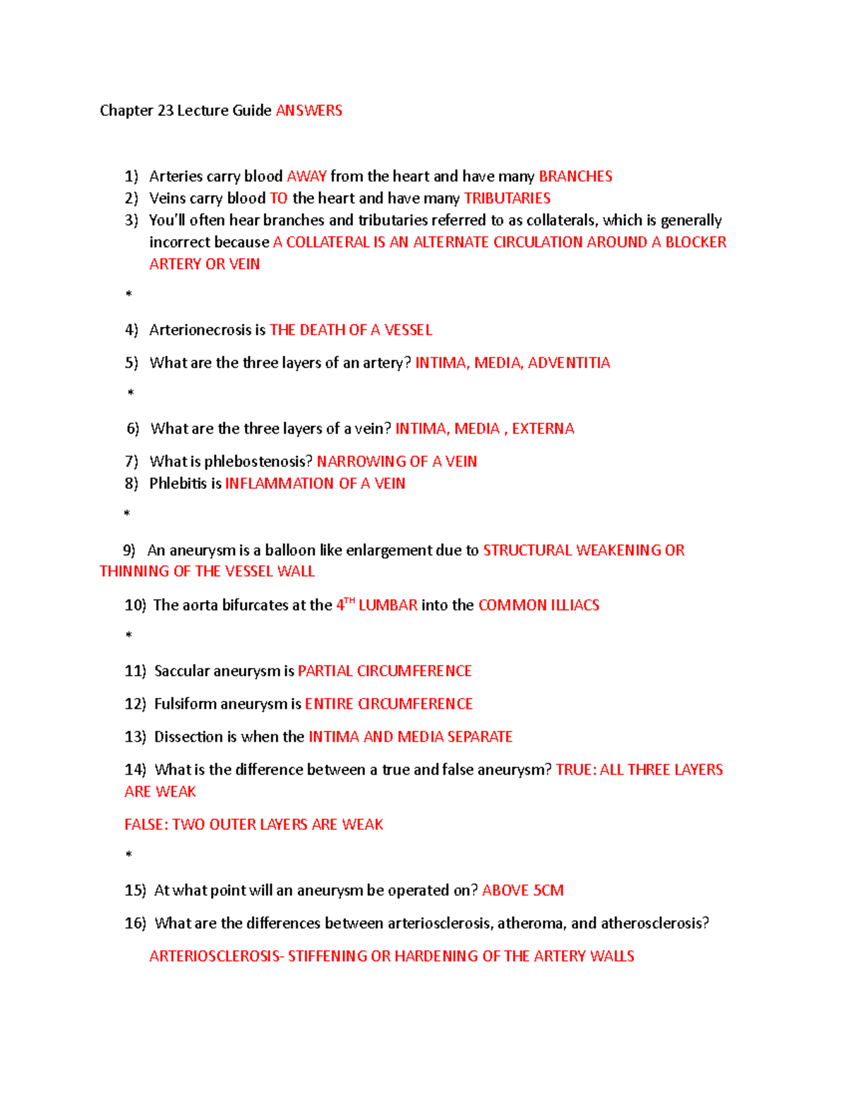 Chapter 23 Lecture Guide - Key Concepts & Answers - Studocu