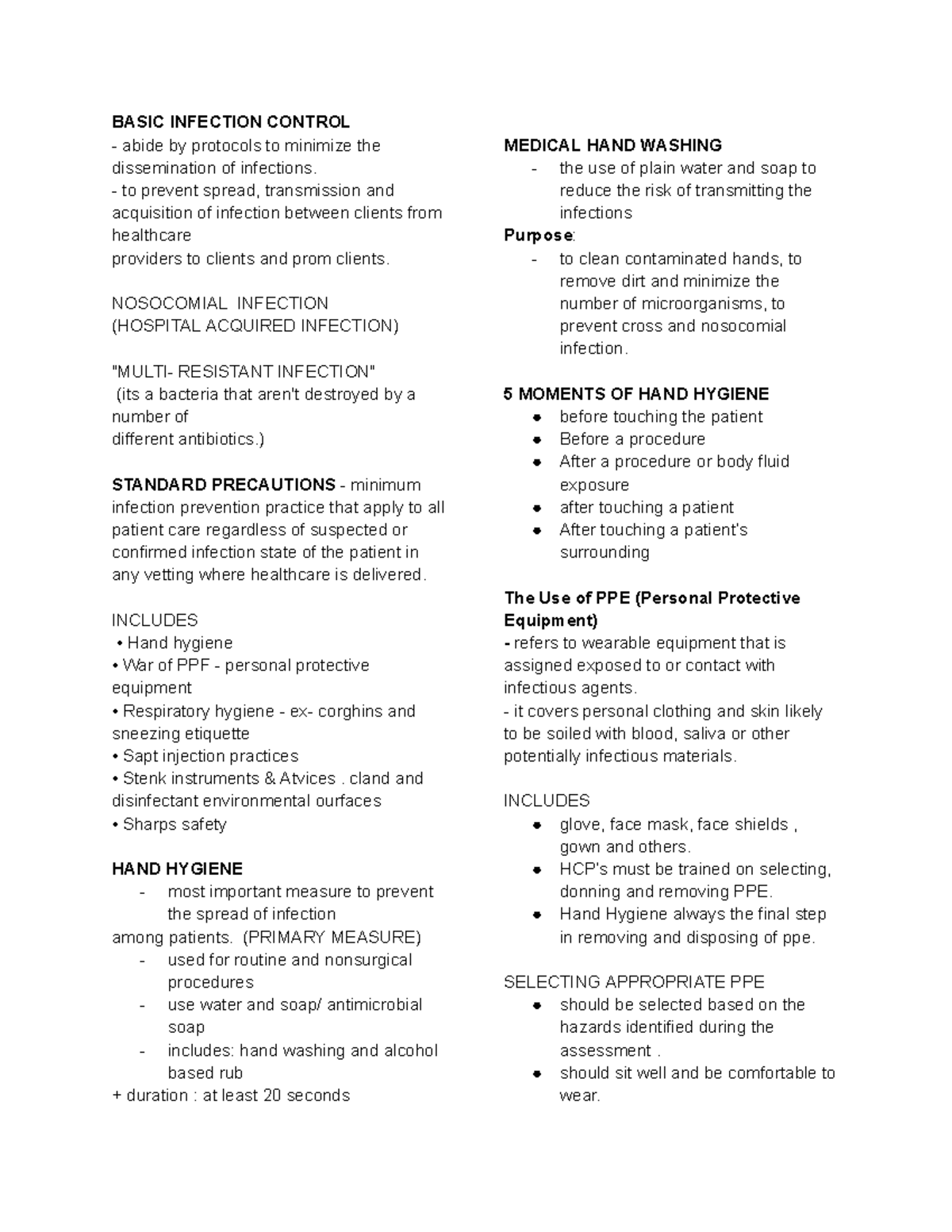 Module 1-3: Fundamentals of Nursing - Basic Infection Control ...