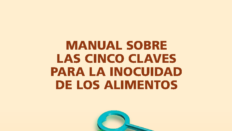 Manual De Las 5 Claves Para La Inocuidad De Los Alimentos Oms Studocu