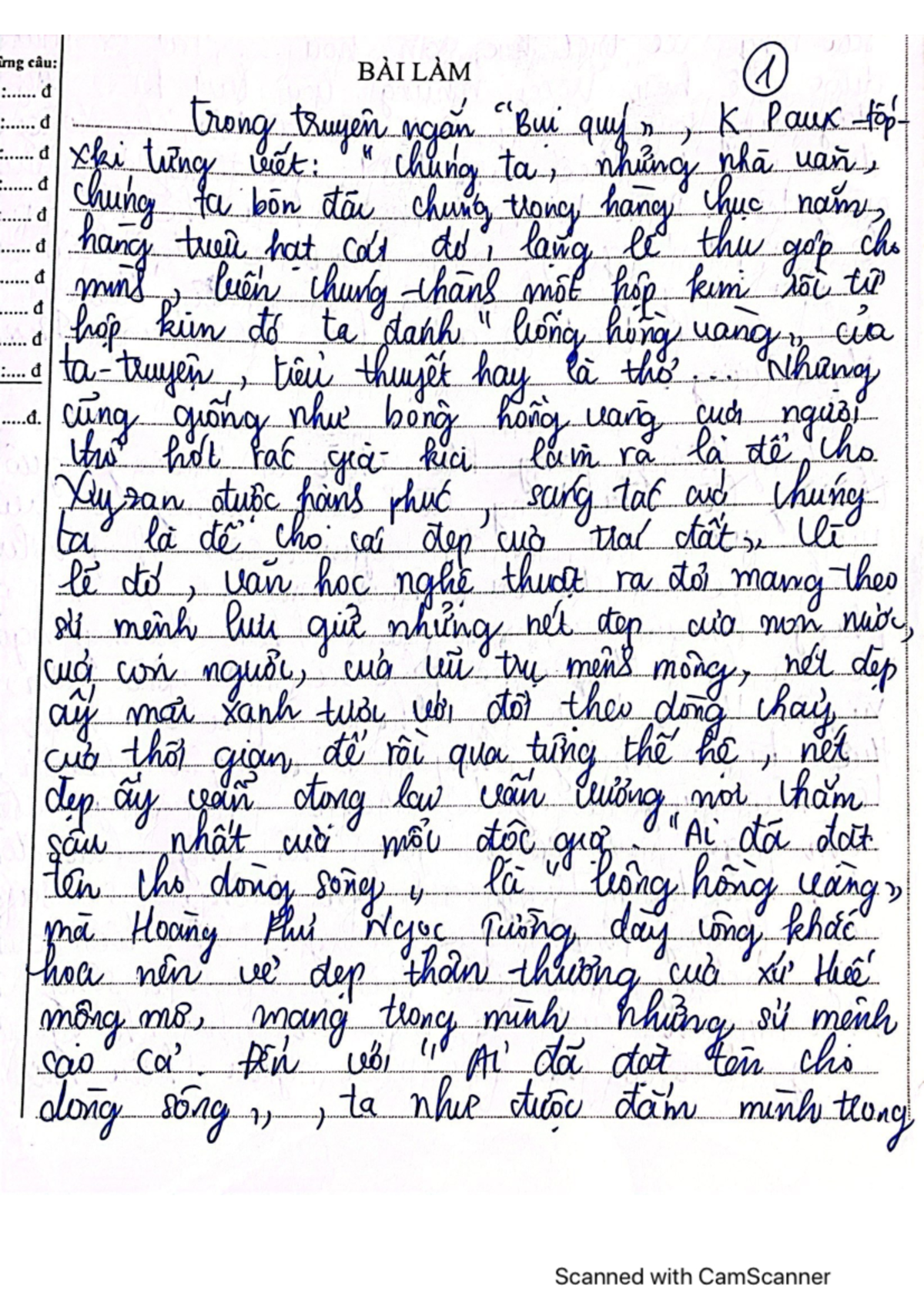 Bài luyện viết số 15 - Phạm Tùng Dương - ing câu: BÂILÀM l ₫ ₫ trong ...