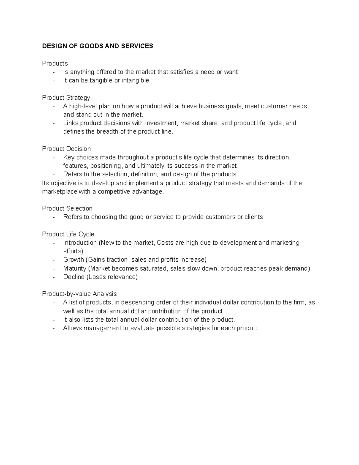 Lesson 5 Process Selection, Design and Analysis - Lesson Five. Process ...