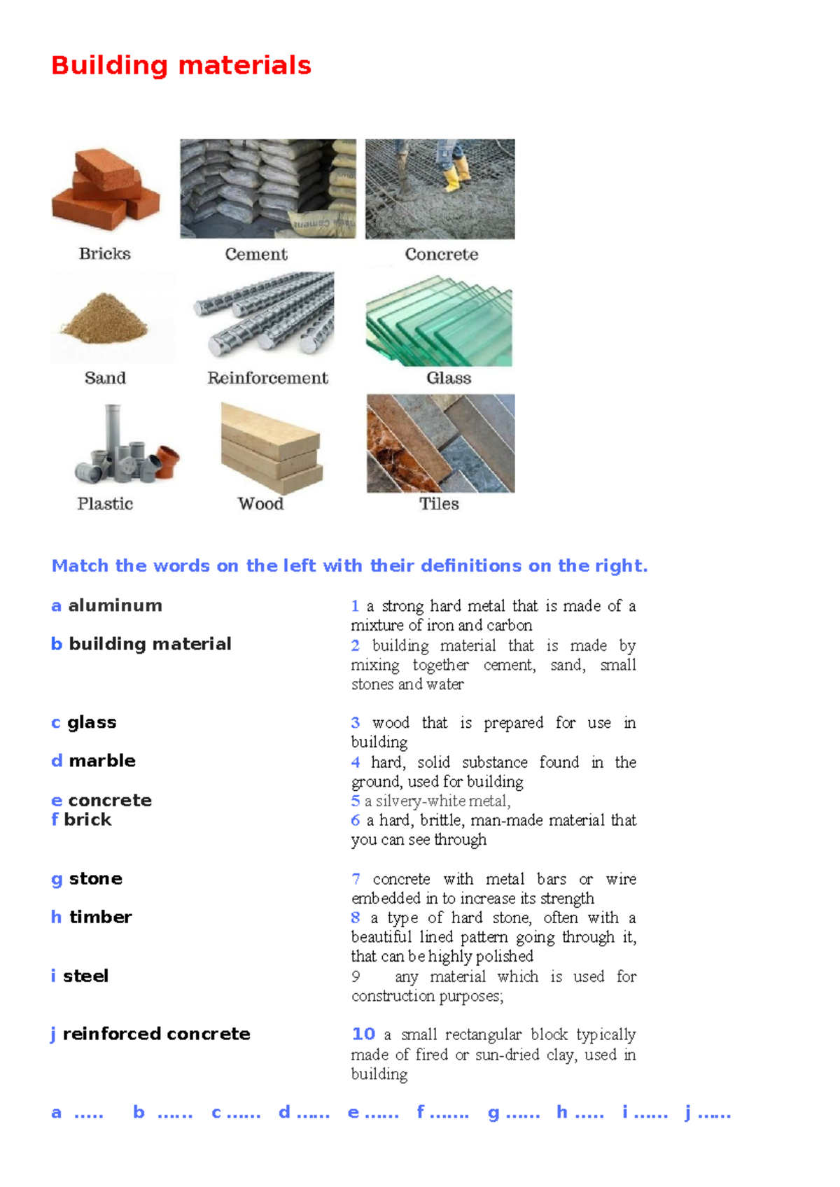 Building Materials: Definitions and New Innovations in Construction ...