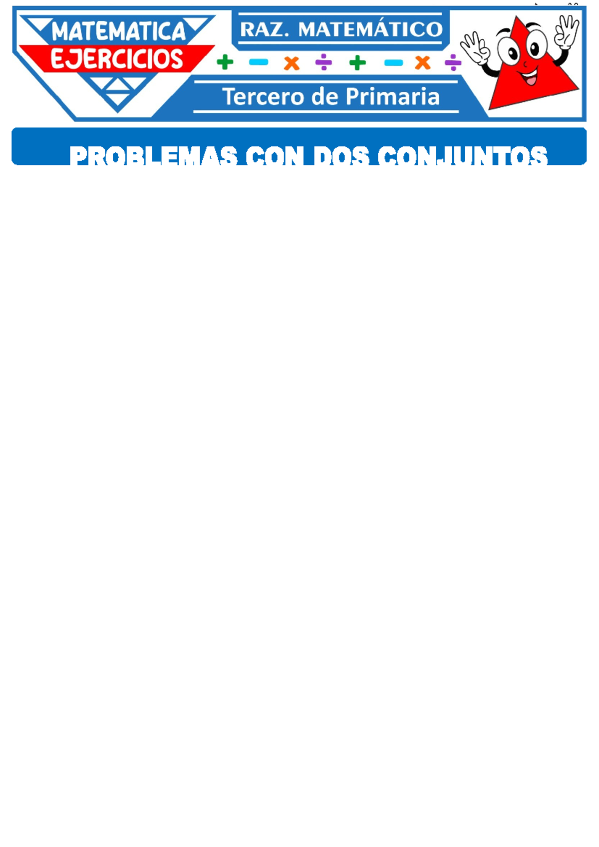 Problemas de Matemática para 3er Grado - Ejercicios y Resoluciones ...