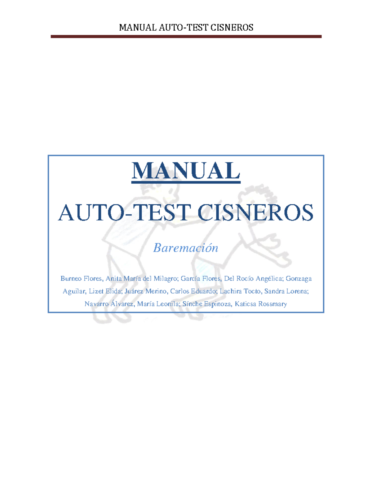 Estudio del Auto-Test Cisneros sobre Bullying en Educación Secundaria - Document Preview