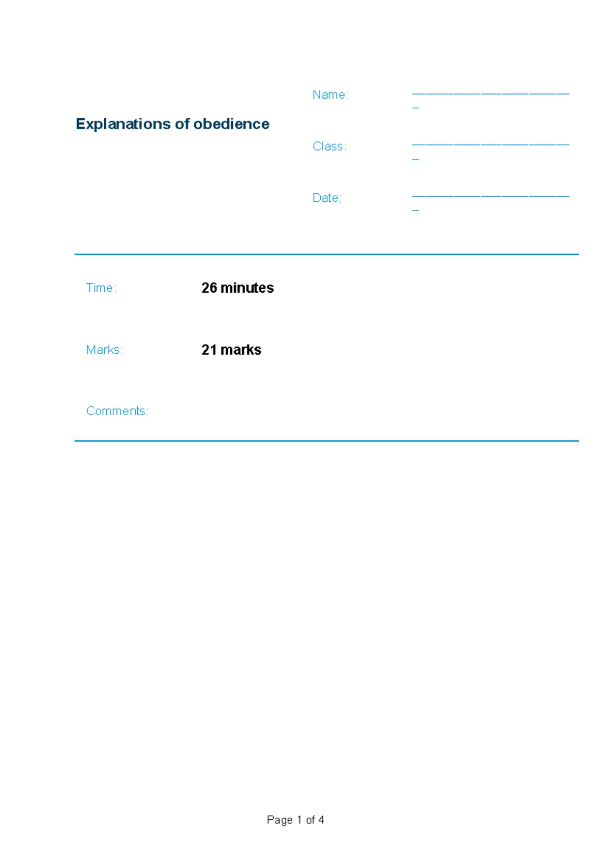 Homework - exam questions - Homework Identify the OPERATIONALISED IVs ...