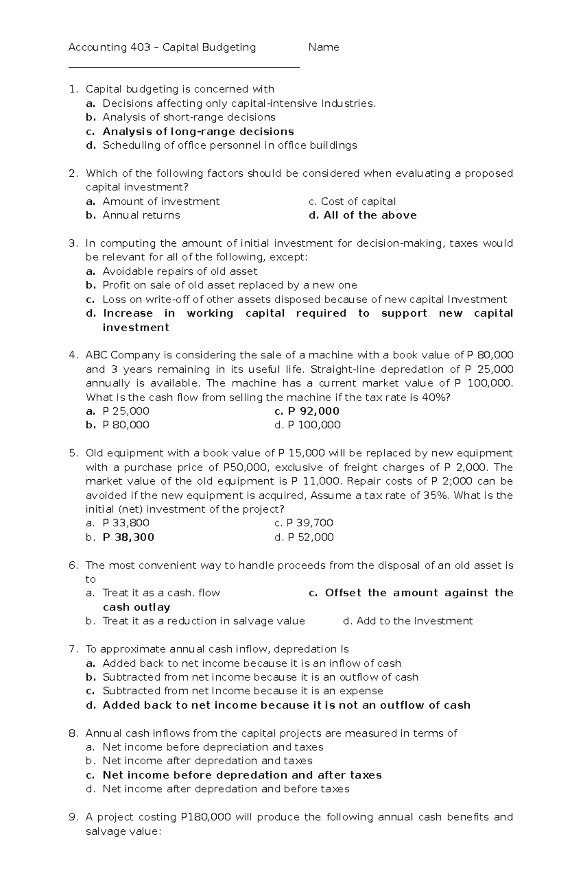BPSU 6 May 2025 Lecture 6: Capital Budgeting Overview and Key Concepts ...