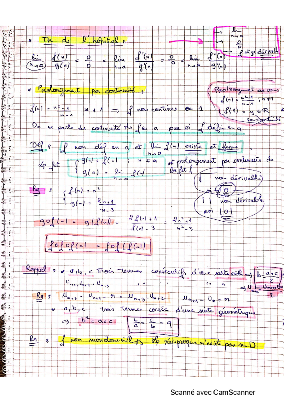 Calculus Concepts and Continuity: Exam Notes for MATH 101 - Studocu