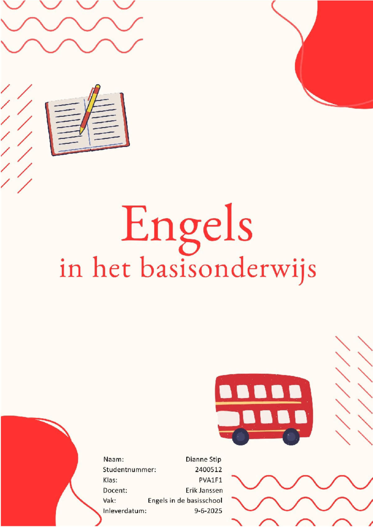 Engels Verslag: Observaties en Ontwikkeling in de Taalonderwijs ...