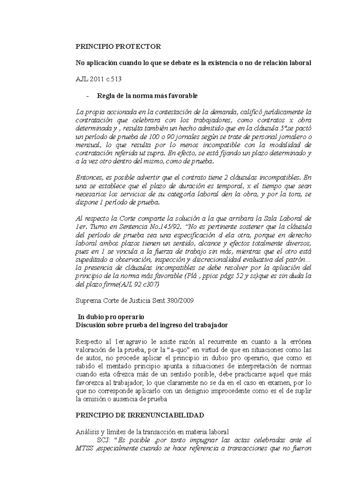 Historia del Derecho Laboral Uruguayo: Evolución y Legislación (CL123 ...