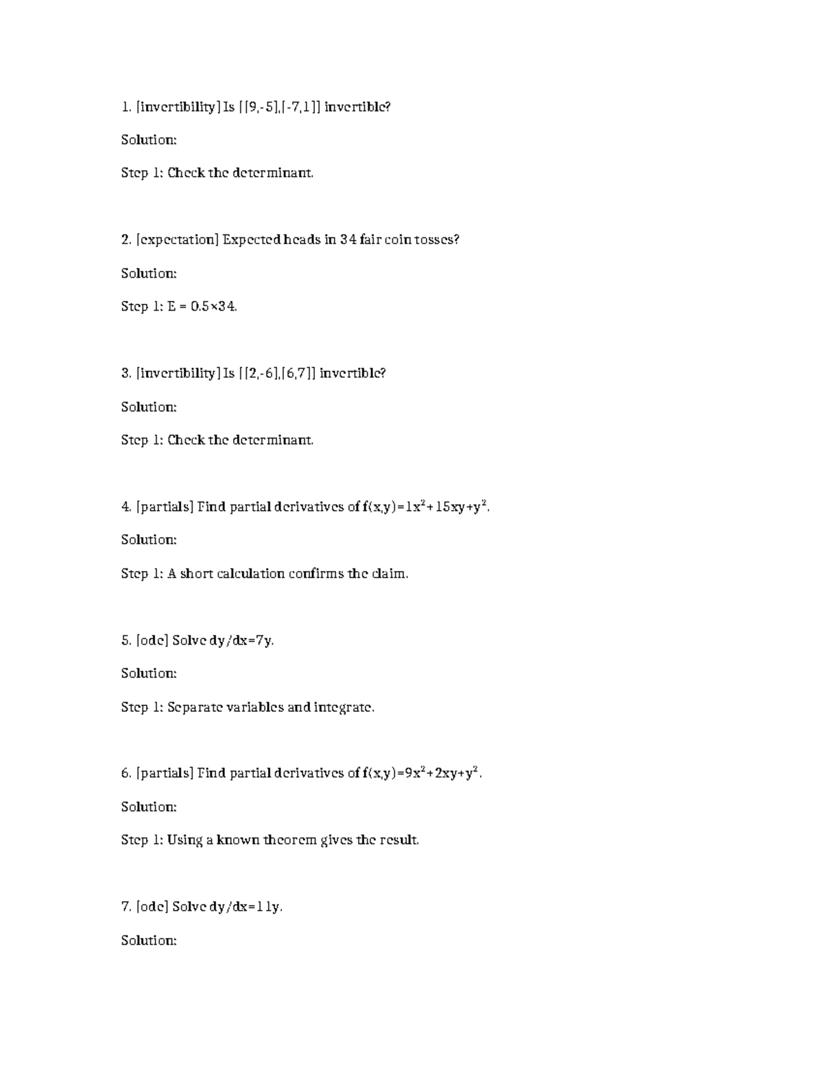 Math 1012 380 - Solutions to Key Problems and Derivatives - Studocu