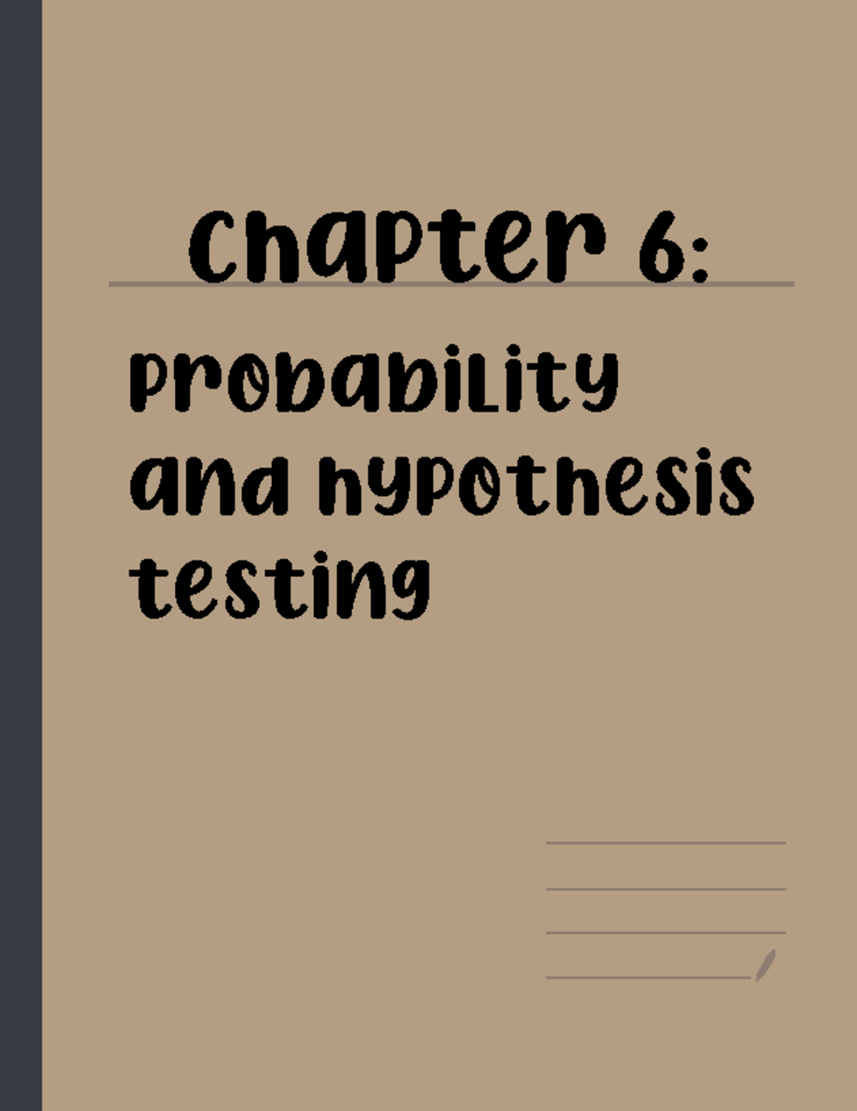 Ch 6 Probability and hypothesis testing - The research process ...
