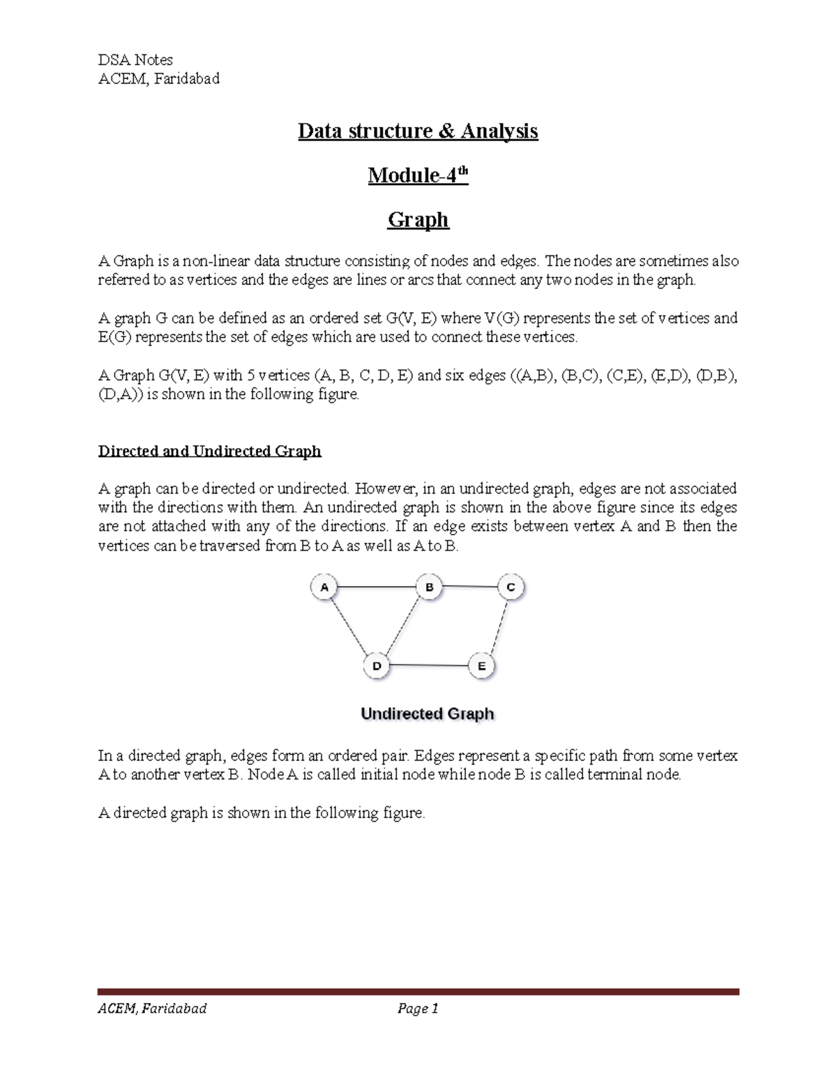 Graph Theory & Data Structures (DSA): Concepts & Algorithms Overview ...
