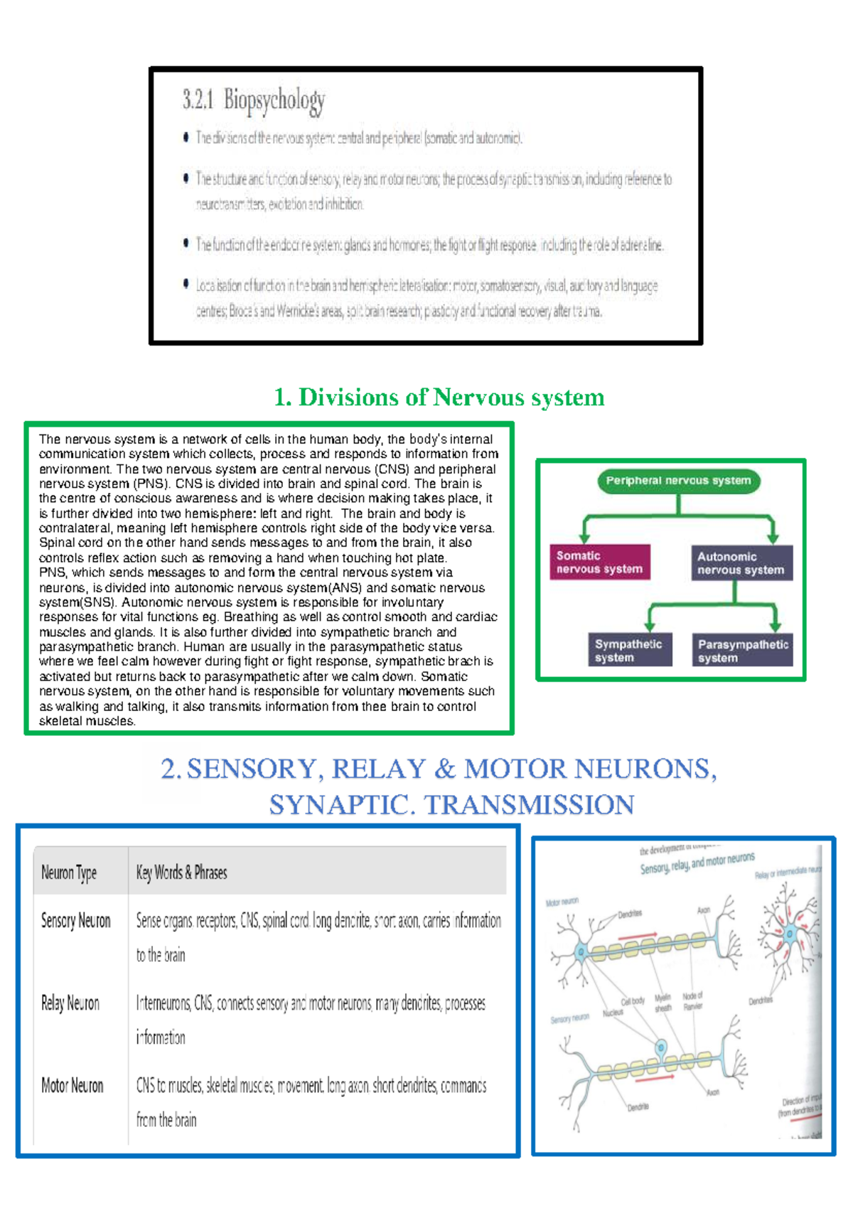 Paper 2 Revision Notes - AQA Psychology A Level Insights - Studocu